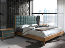Cama polipiel color verde oscuro