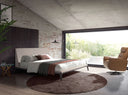 Cama tela color gris