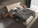 Cama polipiel color crema