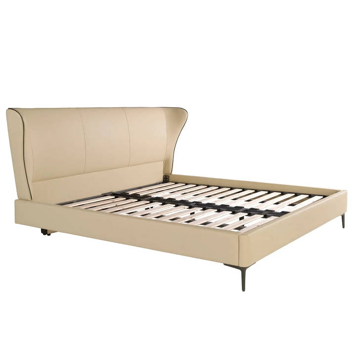 Cama polipiel color crema - Cama - El Workshop - 220x217x110cm