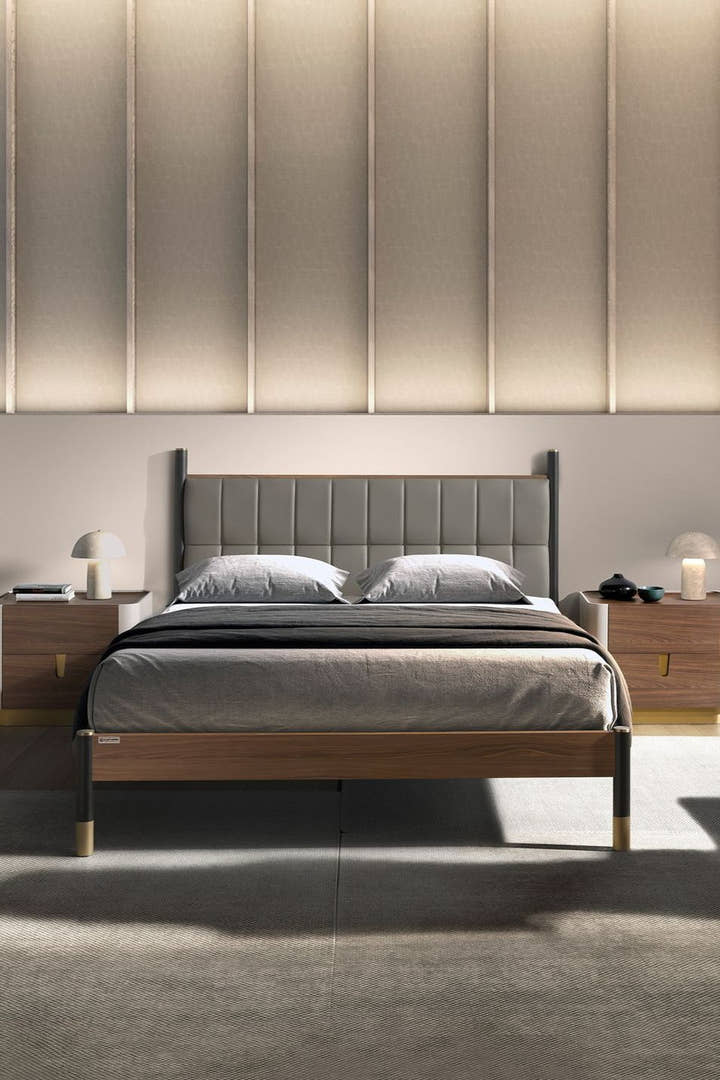 Cama polipiel color gris oscuro - Cama - El Workshop - gris