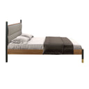 Cama polipiel color gris oscuro