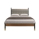Cama polipiel color gris oscuro