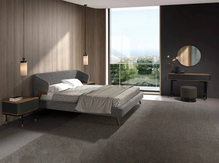 Cama tela color gris - Cama - El Workshop - gris - claro