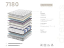 Hybride pocketvering- en traagschuimmatras 160 x 200