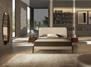 cama polipiel color crema, vista 2