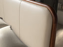 cama polipiel color crema