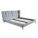 Cama tela color gris azulado claro - Cama - El Workshop - gris