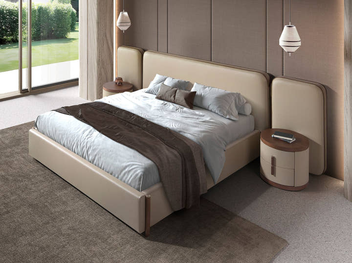 Cama polipiel color visón - Cama - El Workshop - visón
