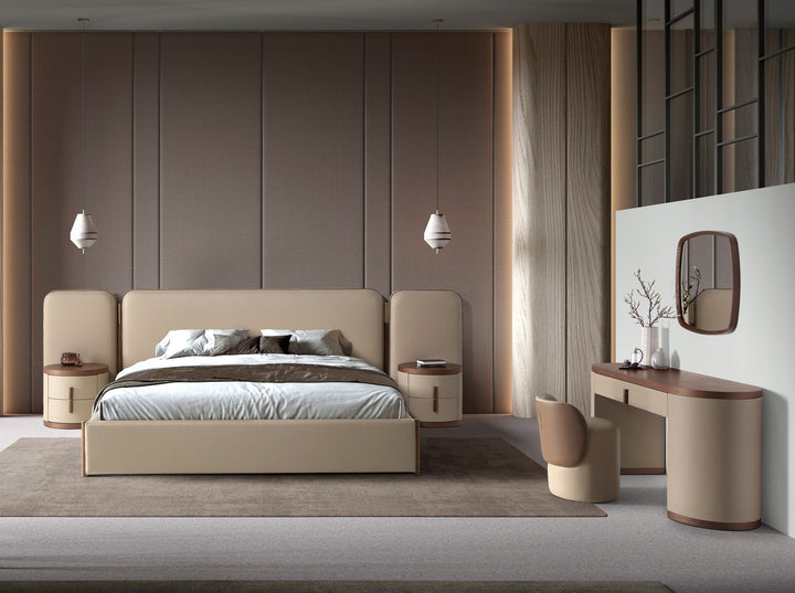 Cama polipiel color visón - Cama - El Workshop - visón