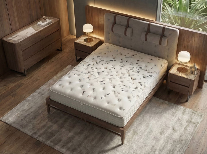 Colchón híbrido de látex natural con muelles ensacados independientes 7 zonas 180x200 - Cama - El Workshop-180 x 200 x 26 Cm