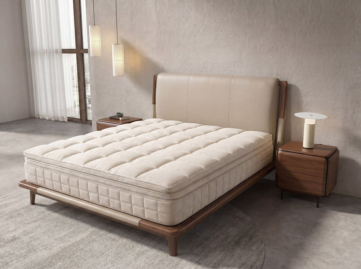 Colchón híbrido de látex natural con mini muelles ensacados Cooltex 180x200 - Cama - El Workshop-180 x 200 x 31 Cm