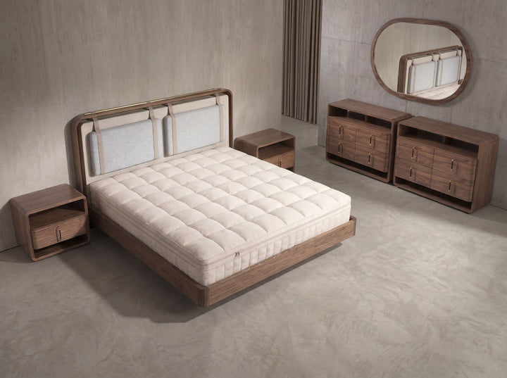 Colchón híbrido de látex natural con mini muelles ensacados Cooltex 160x200 - Cama - El Workshop-160 x 200 x 31 Cm