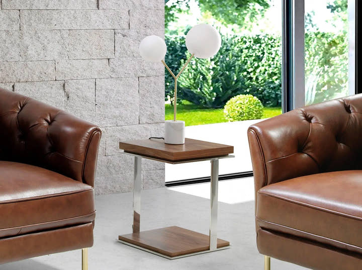 Lámpara de sobremesa mármol blanco, acero dorado y cristal blanco - Lámpara - El Workshop - blanco