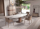 Silla piel regenerada visón en ambiente decorado (2)