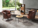 Sillón Chester piel marrón coñac en ambiente decorado (2)