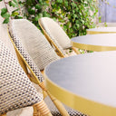 SILLA Alum/tex. Arena dorada - Sillón - El Workshop - 42 X 52 X 85 Cm