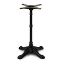 PIE MESA de hierro fundido negro con 4 patas - Mesa - El Workshop - 50 X 50 X 72 Cm