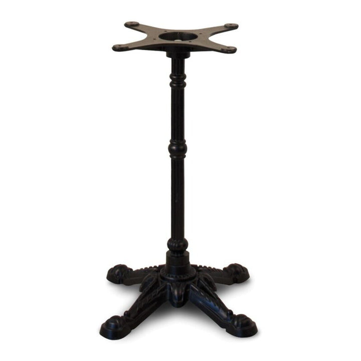 PIE MESA de hierro fundido negro con 4 patas - Mesa - El Workshop - 50 X 50 X 72 Cm