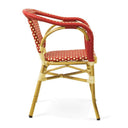SILLON Alum/sintec Rojo/Crema - Sillón - El Workshop - 56 X 58 X 80 Cm