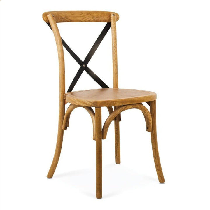 SILLA Hierro Roble con as. de madera - Sillón - El Workshop - 45 X 54 X 89 Cm
