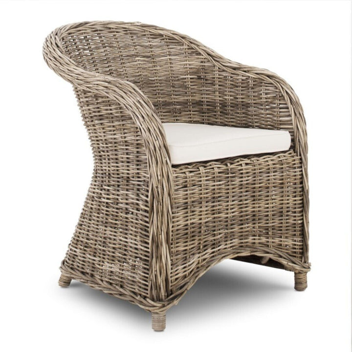 SILLON Rattan Gris - Sillón - El Workshop - 64 X 65 X 85 Cm