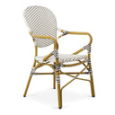 SILLON alum/syntetic Blanco/Cafe - Sillón - El Workshop - 57 X 63 X 95 Cm