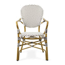 SILLON alum/syntetic Blanco/Cafe - Sillón - El Workshop - 57 X 63 X 95 Cm