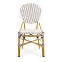 SILLA alum/syntetic Blanco/Cafe - Sillón - El Workshop - 46 X 55 X 95 Cm