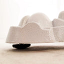 PIE MESA de hierro fundido blanco con 4 patas - Mesa - El Workshop - 50 X 50 X 72 Cm