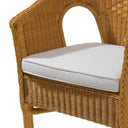 Cojín blanco para sillón Sophie en ambiente decorado