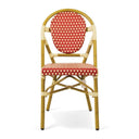 SILLA Alum/sintec Rojo/Crema - Sillón - El Workshop - 45 X 52 X 89 Cm