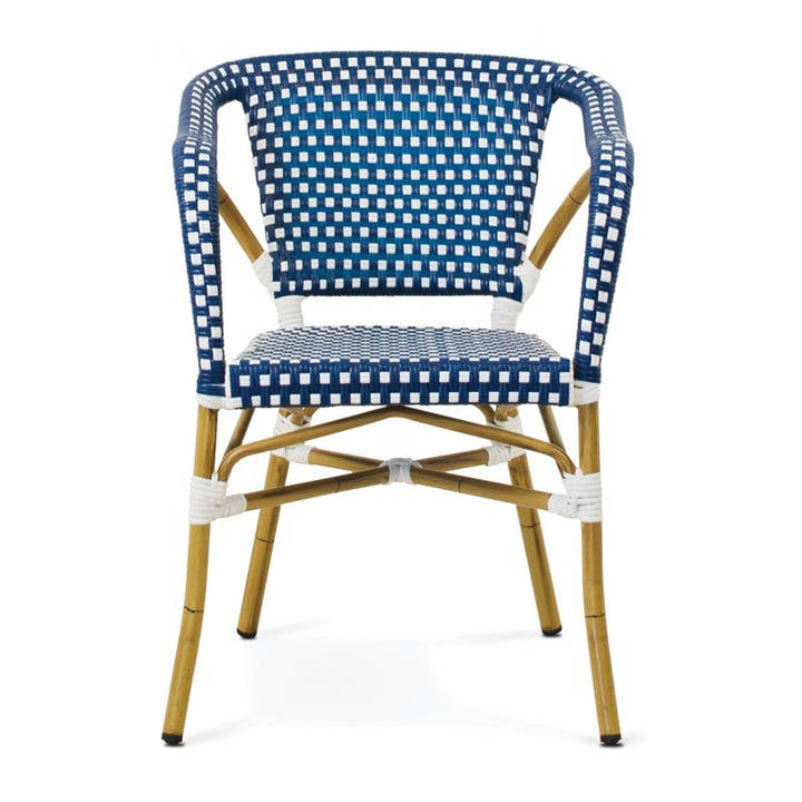 SILLON Alum/sintec Azul/Blanco - Sillón - El Workshop - 56 X 58 X 80 Cm