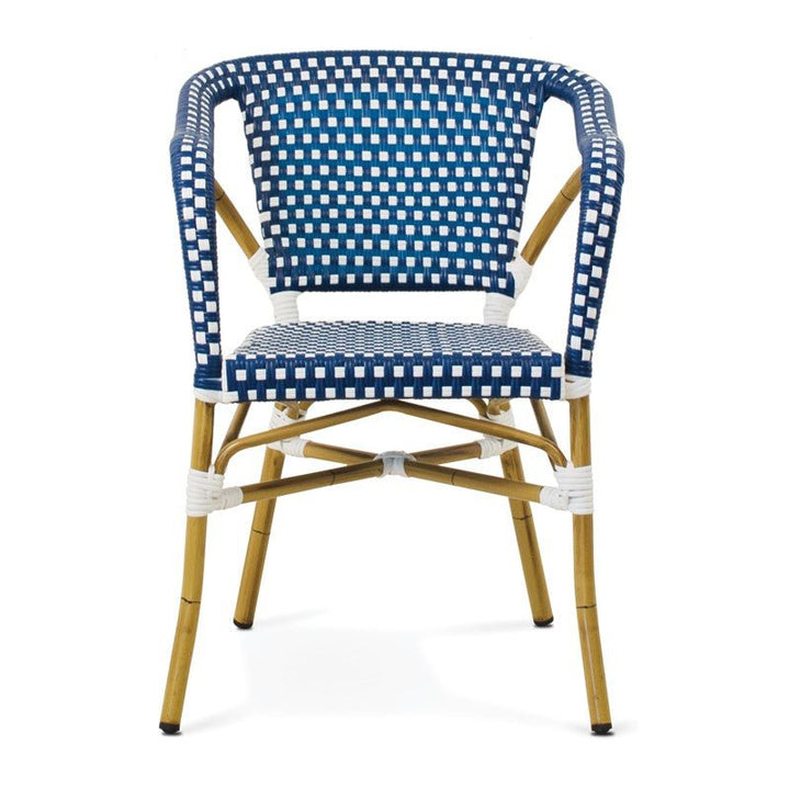 SILLON Alum/sintec Azul/Blanco - Sillón - El Workshop - 56 X 58 X 80 Cm