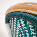 SILLA Rattan Verde & Beige - Silla - El Workshop - 51 X 58 X 85 Cm