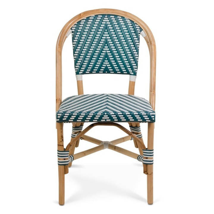 SILLA Rattan Verde & Beige - Silla - El Workshop - 51 X 58 X 85 Cm
