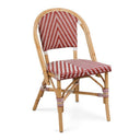 SILLA Rattan Burdeos & Beige - Sillón - El Workshop - 51 X 58 X 85 Cm