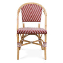 SILLA Rattan Burdeos & Beige - Sillón - El Workshop - 51 X 58 X 85 Cm
