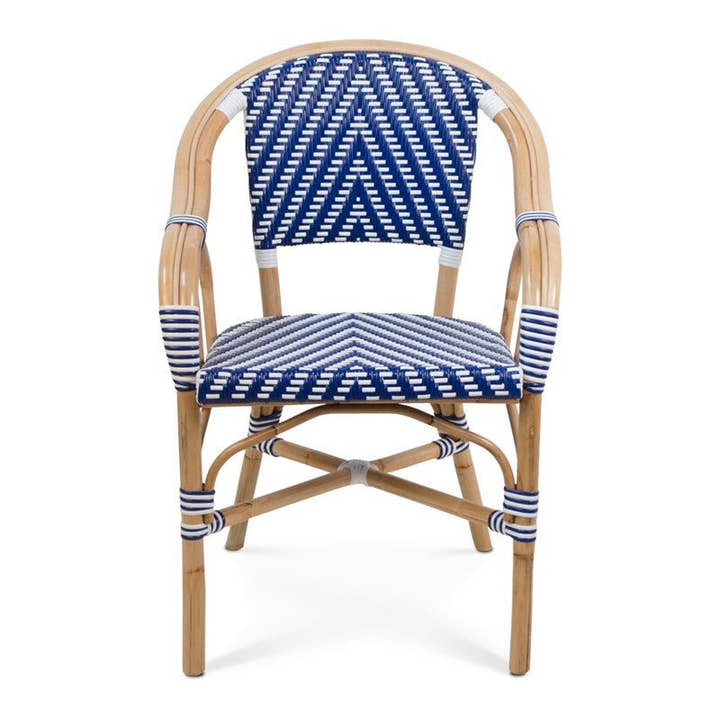 SILLON Rattan AZUL - Sillón - El Workshop - 58 X 54 X 86 Cm
