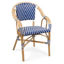 SILLON Rattan AZUL - Sillón - El Workshop - 58 X 54 X 86 Cm