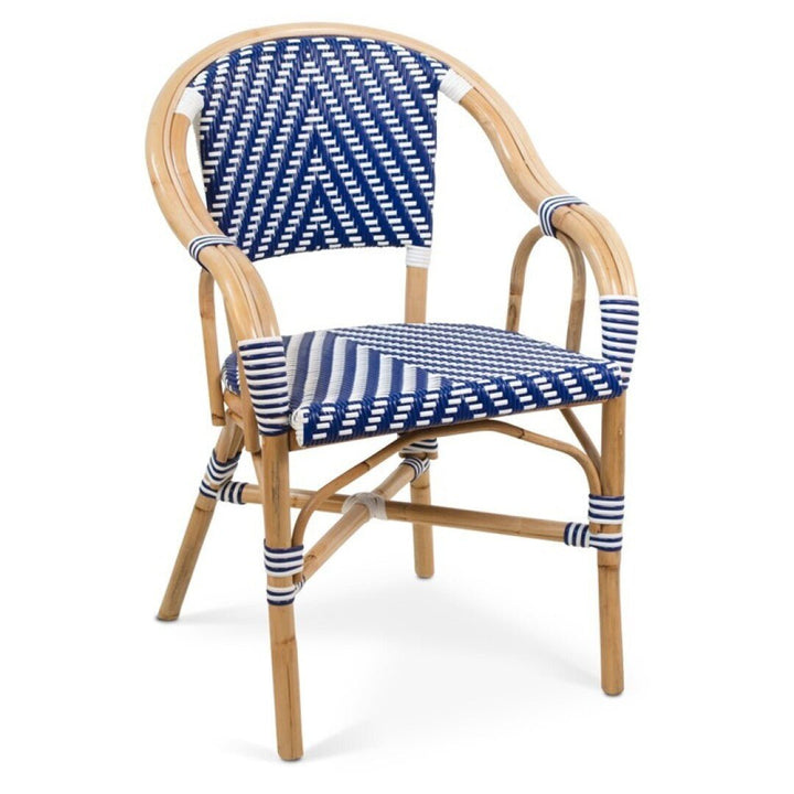 SILLON Rattan AZUL - Sillón - El Workshop - 58 X 54 X 86 Cm