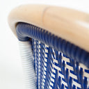 SILLA Rattan Azul & Beige - Sillón - El Workshop - 51 X 58 X 85 Cm