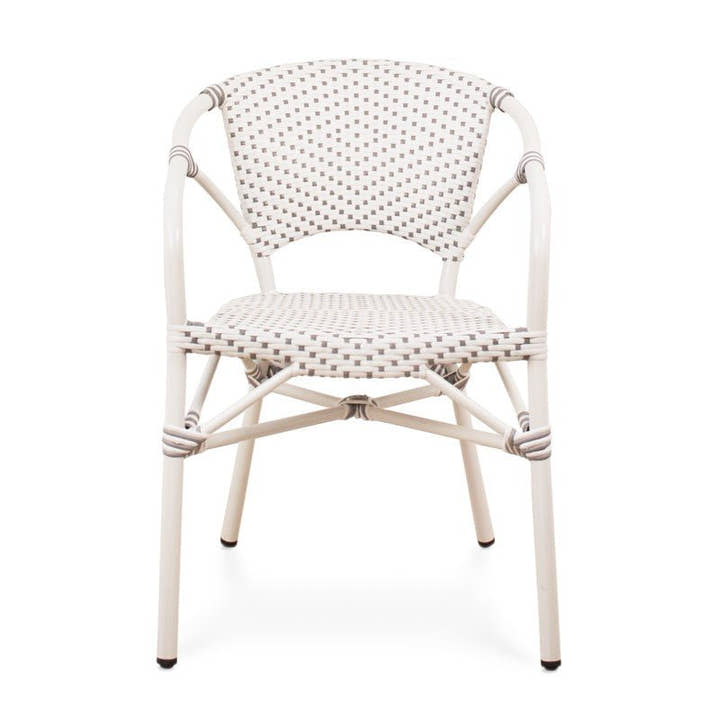 SILLON alum/sintec Blanco/Gris - Sillón - El Workshop - 54 X 57 X 81 Cm