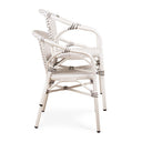 SILLON alum/sintec Blanco/Gris - Sillón - El Workshop - 54 X 57 X 81 Cm