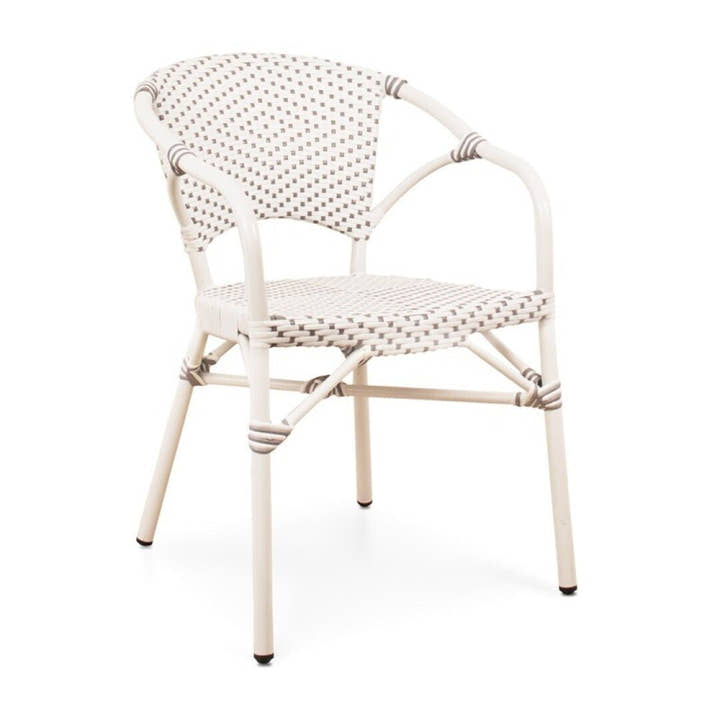 SILLON alum/sintec Blanco/Gris - Sillón - El Workshop - 54 X 57 X 81 Cm