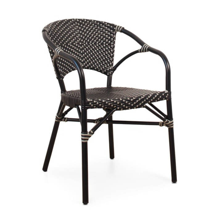 SILLON alum/sintec Negro/Gris - Sillón - El Workshop - 54 X 57 X 81 Cm