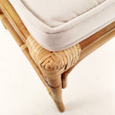 SILLA Rattan natural c/ cojin - Sillón - El Workshop - 44 X 60 X 90 Cm