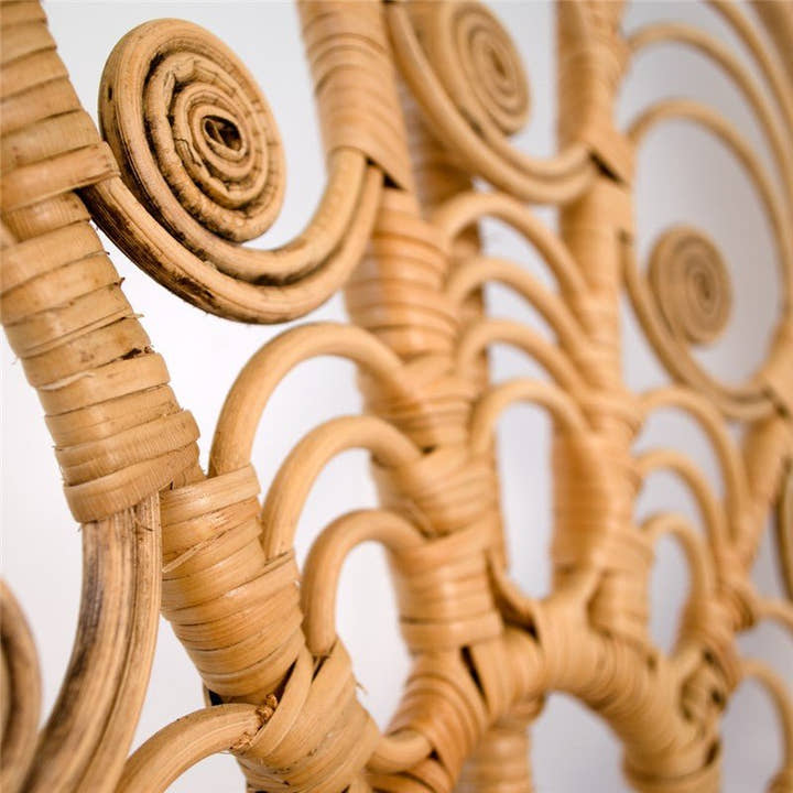 SILLON rattan Nat. C/Cojin - Sillón - El Workshop - 105 × 70 × 145 cm