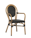 SILLON aluminio, tej. sintético NEGRO - Sillón - El Workshop - 53 X 60 X 88 Cm