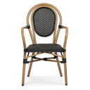 SILLON aluminio, tej. sintético NEGRO - Sillón - El Workshop - 53 X 60 X 88 Cm